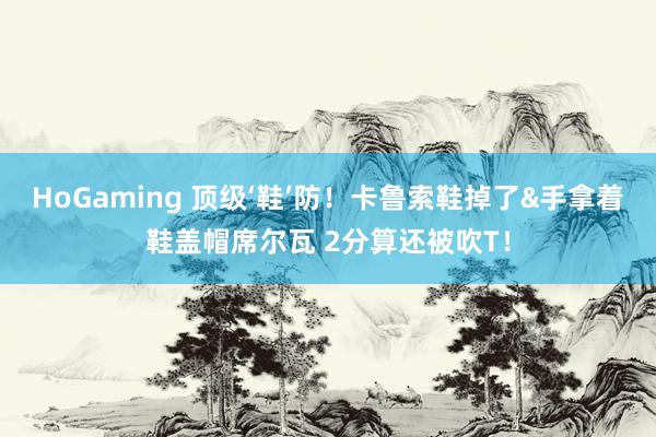 HoGaming 顶级‘鞋’防！卡鲁索鞋掉了&手拿着鞋盖帽席尔瓦 2分算还被吹T！