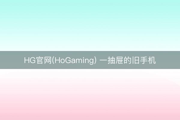 HG官网(HoGaming) 一抽屉的旧手机